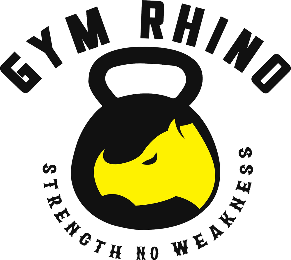 Gym Rhino — Strength No Weakness emblem